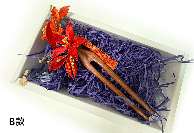 客家纏花雙花飾